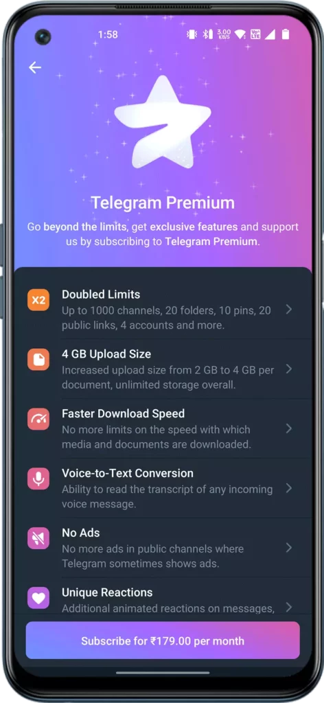 Telegrama Premium APK S1
